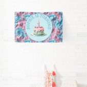 Buttercreme-Icing-Party Geburtstag Banner (InSitu)