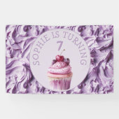 Buttercreme-Icing-Party Geburtstag Banner (Horizontal)