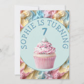 Buttercreme-Icing-Party Geburtstag Einladung (Vorderseite)