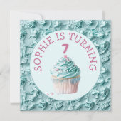 Buttercreme-Icing-Party Geburtstag Einladung (Vorderseite)