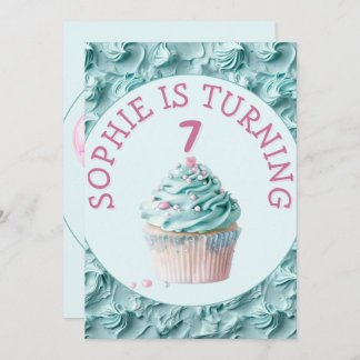 Buttercreme-Icing-Party Geburtstag Einladung