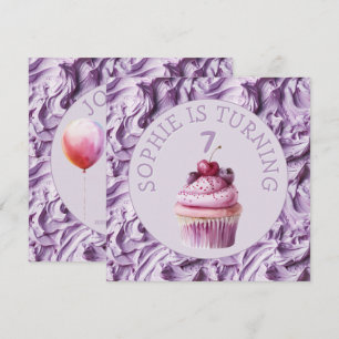 Buttercreme-Icing-Party Geburtstag Einladung