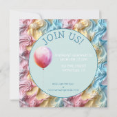 Buttercreme-Icing-Party Geburtstag Einladung (Rückseite)