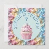 Buttercreme-Icing-Party Geburtstag Einladung (Vorderseite)