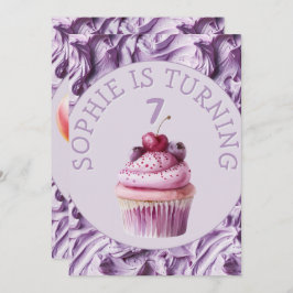 Buttercreme-Icing-Party Geburtstag Einladung