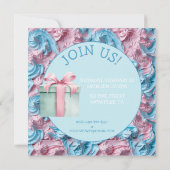 Buttercreme-Icing-Party Geburtstag Einladung (Rückseite)