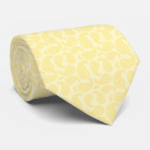 Buttercreme-Paisley Krawatte (Gerollt)