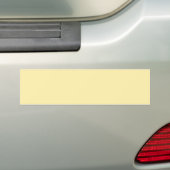 Buttercreme, solide Farbe Autoaufkleber (Auf Auto)