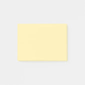 Buttercreme, solide Farbe Post-it Klebezettel (Vorderseite)