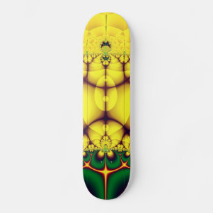 Buttercreme Sonnenaufgang über dem Fraktal Skateboard