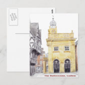 Buttercross, Ludlow Postkarte (Vorne/Hinten)