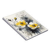 Buttercup - Aquarellblumen Notizblock (Rechte Seite)