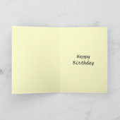 Buttercup - Birthday - Customized Karte (Innenseite)