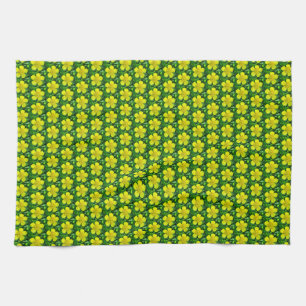 Buttercup Blume bewundern. Geschirrtuch