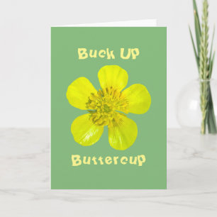 Buttercup Blume - Bringe den Buttercup hoch. Karte