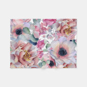 Buttercup-Blume Fleecedecke (Vorderseite (Horizontal))