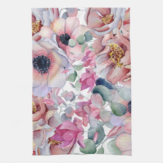 Buttercup-Blume Geschirrtuch (Vertikal)