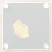 Buttercup-Blume Glasuntersetzer (Rückseite)