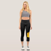 Buttercup Blume lecapcna Capri Leggings (Vorderseite)