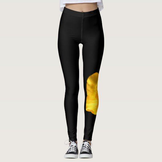 Buttercup-Blume Leggings (Vorderseite)