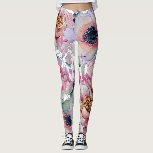 Buttercup-Blume Leggings (Vorderseite)