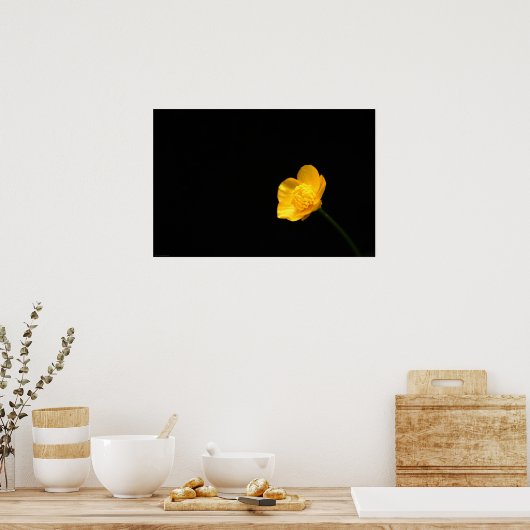 Buttercup-Blume Poster (Küche)