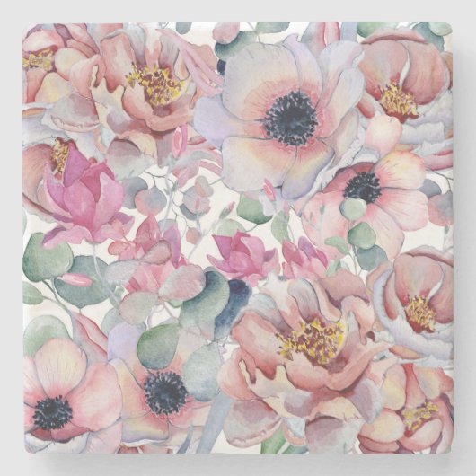 Buttercup-Blume Steinuntersetzer (Vorderseite)