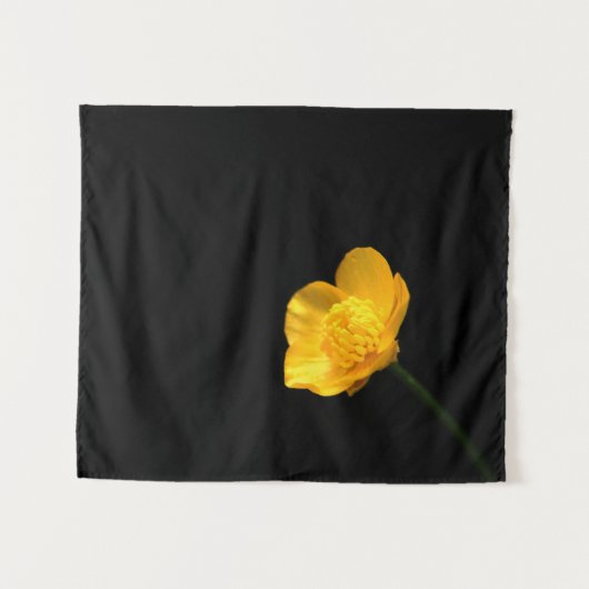 Buttercup-Blume Wandteppich (Vorderseite (Horizontal))
