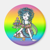 "Buttercup" Cake Couture Fairy Art Magnet (Vorne)