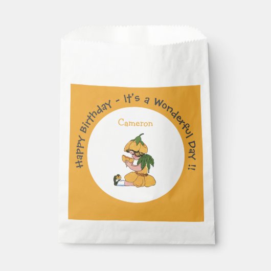 Buttercup Child Whimsical Blume Party Collection Geschenktütchen (Vorderseite)