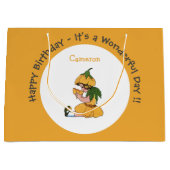 Buttercup Child Whimsical Blume Party Collection Große Geschenktüte (Vorderseite)