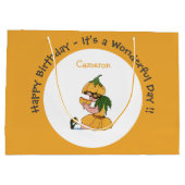 Buttercup Child Whimsical Blume Party Collection Große Geschenktüte (Rückseite)