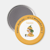 Buttercup Child Whimsical Blume Party Collection Magnet (Vorderseite/Rückseite)