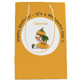 Buttercup Child Whimsical Blume Party Collection Mittlere Geschenktüte (Vorderseite)