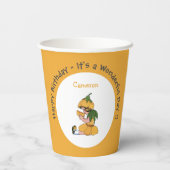 Buttercup Child Whimsical Blume Party Collection Pappbecher (Rückseite)