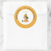 Buttercup Child Whimsical Blume Party Collection Runder Aufkleber (Tasche)