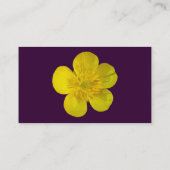 Buttercup - Dunkel Lila Visitenkarte (Rückseite)