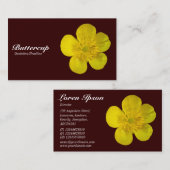 Buttercup - Dunkelbraun 330000 Visitenkarte (Vorne/Hinten)