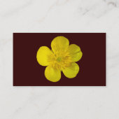 Buttercup - Dunkelbraun Visitenkarte (Rückseite)