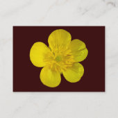 Buttercup - Dunkelbraun Visitenkarte (Rückseite)