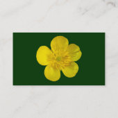 Buttercup - Dunkelgrün Visitenkarte (Rückseite)