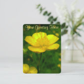 Buttercup Einladungen Custom Buttercup RSVP Cards (Stehend Vorderseite)
