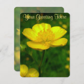 Buttercup Einladungen Custom Buttercup RSVP Cards (Vorne/Hinten)