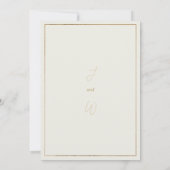 Buttercup Gelbe Marine blauen Blumen Save the Date Einladung (Rückseite)