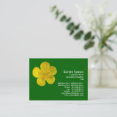 Buttercup - Gras grün Visitenkarte (Stehend Vorderseite)