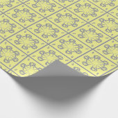 Buttercup Grau Wrapping Paper Geschenkpapier (Ecke)
