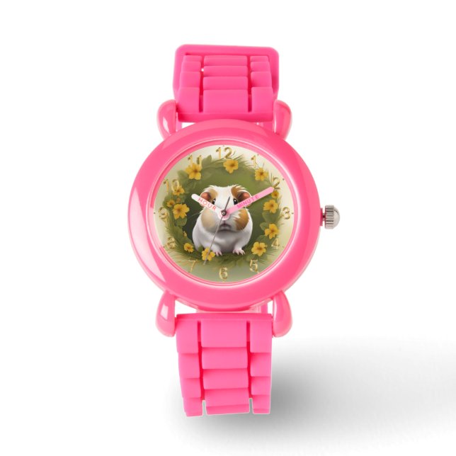 Buttercup Guinea Schwein, Armbanduhr (Vorderseite)