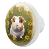 Buttercup Guinea Schwein, Keramikknauf (Rechts)