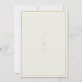 Buttercup-Hochzeit der gelben Marine Einladung (Rückseite)