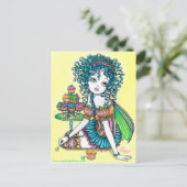 Buttercup Milchkuchen Postkarte (Stehend Vorderseite)